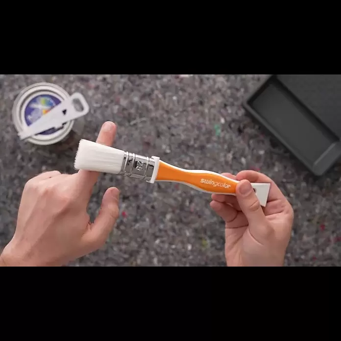 swingcolor Komfort Flachpinsel Lack ErgoBreite Borsten: 25 mm, All-in-one-Borsten, Kunststoff - swingcolor Komfort Flachpinsel Lack Ergo