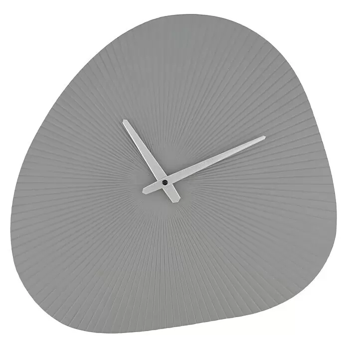 Wanduhr Groove44 x 42 cm, Grau