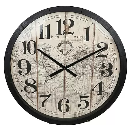 Wanduhr Maps of the World