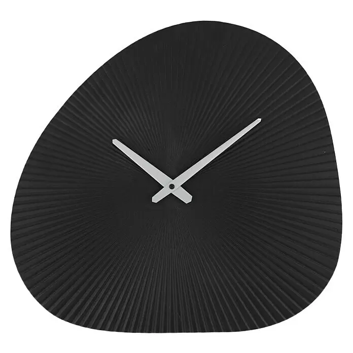 Wanduhr Groove44 x 42 cm, Schwarz