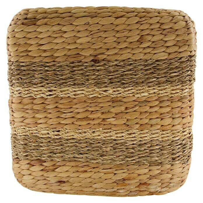 Hocker Pouf Seegras (Quadratisch, Natur) | BAUHAUS