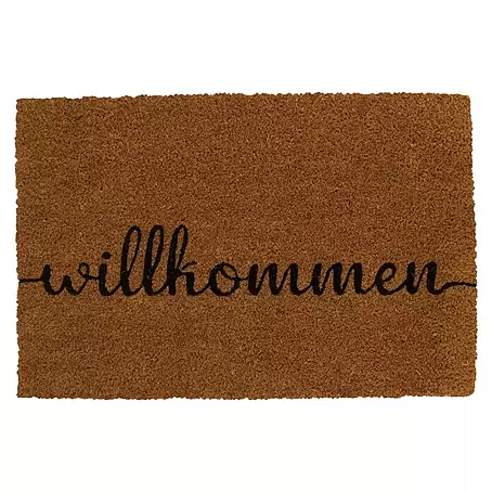 Kokosfußmatte Willkommen