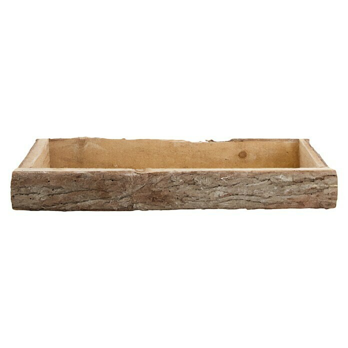 Deko-Tablett Rinde (Natur Wash, 39 x 15 cm, Holz) | BAUHAUS