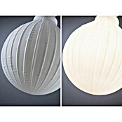 Paulmann LED-Lampe White Lampion Filament gestreift (E27, Dimmbar, Warmweiß, 400 lm, 4 W) | BAUHAUS