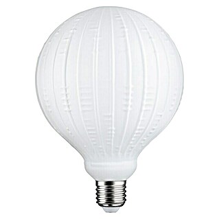 Paulmann LED-Lampe White Lampion Filament gestreift (E27, Dimmbar, Warmweiß, 400 lm, 4 W)