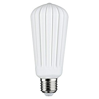 Paulmann LED-Lampe White Lampion Kolben ST 64 (E27, Dimmbar, Warmweiß, 400 lm, 4 W, Lampenform: Tropfen)