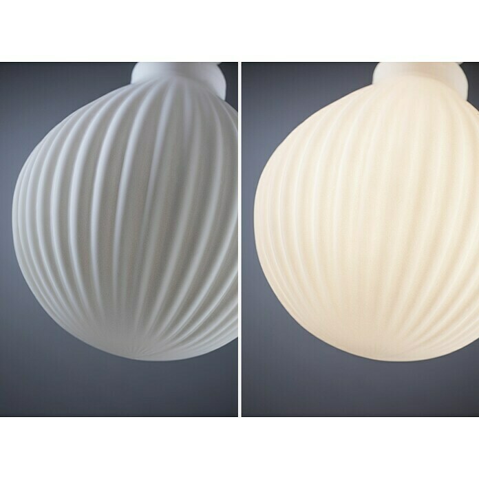 Paulmann LED-Lampe White Lampion Globe G125 V2 (E27, Dimmbar, Warmweiß, 400 lm, 4 W, Lampenform: Rund) | BAUHAUS