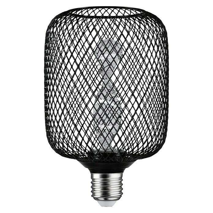 Paulmann LED-Lampe Metallic Glow Helix (E27, Dimmbarkeit: Nicht Dimmbar, Warmweiß, 110 lm, 3,5 W, Farbe: Schwarz) | BAUHAUS