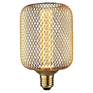Paulmann Bombilla LED Metallic Glow Espiral (E27, No regulable, Blanco cálido, 200 lm, 4,2 W, 1 ud., Latón)