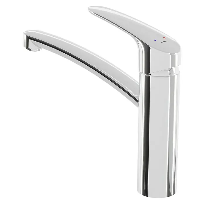 Hansgrohe Spültischarmatur Focus 160 - Chrom, Glänzend - Glänzender Wasserhahn mit schlankem Design, ideal für moderne Küchen und Badezimmer.