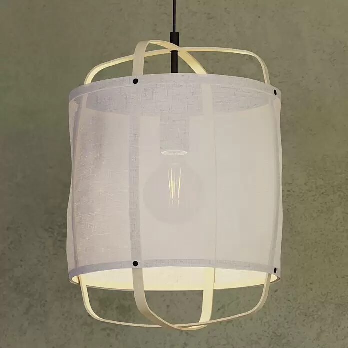Eglo Pendelleuchte rund SURFLEET - 40 W, Ø x H: 33 x 110 cm, Schwarz, E27 - Bildausschnitt