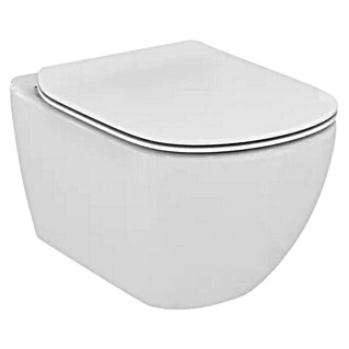 Ideal Standard Hangend toiletset Tesi (Wit, Hoogglans, Zonder spoelrand)