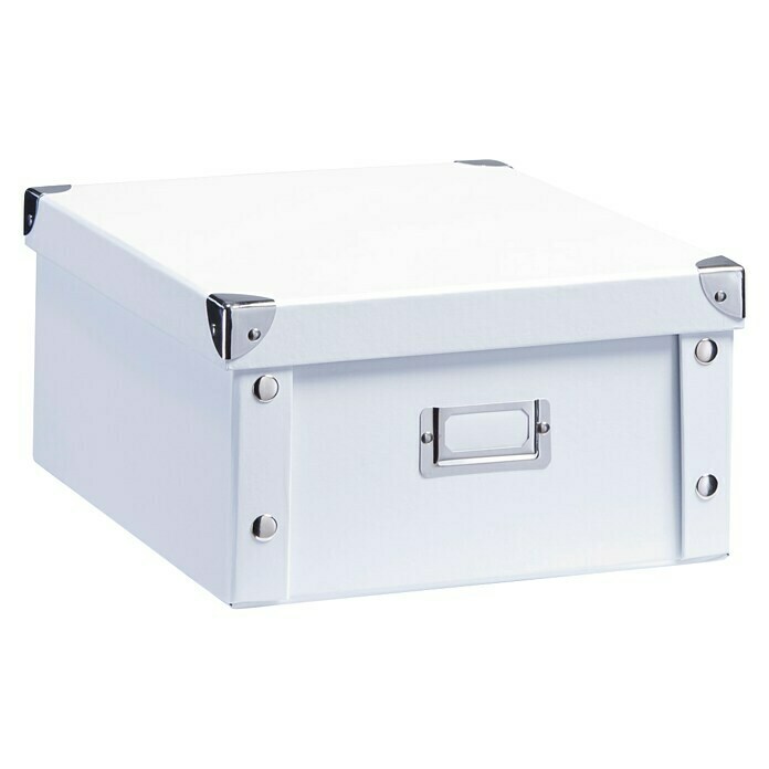 Zeller Caja de almacenaje Cartón (L x An x Al: 32 x 33 x 33,5 cm