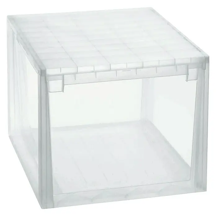 Terry Caja de almacenaje Light Drawer XXL - L x An x Al: 52 x 39,6 x 33,9 cm, Capacidad volumétrica: 50 l - Caja de plástico transparente para guardar objetos, ideal para la organización y el almacenamiento en el hogar o la oficina.