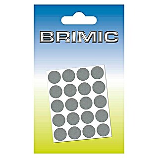 Micel Brimic Tapón embellecedor Plateado (Diámetro: 13 mm, Pegado, 20 ud.)