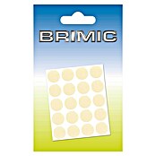 Micel Brimic Tapón embellecedor Crema (Diámetro: 13 mm, Adhesivo, 20 uds.)