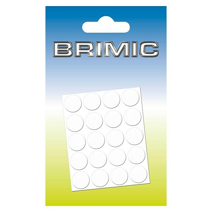 Micel Brimic Tapón embellecedor Blanco poro (Diámetro: 13 mm, Adhesivo, 20 uds.)