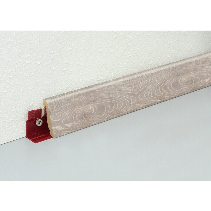 Profiles and more Sockelleiste FU147H (2 400 x 18,5 x 38,5 mm, Vollholz, Farbe: Boulder Oak) | BAUHAUS