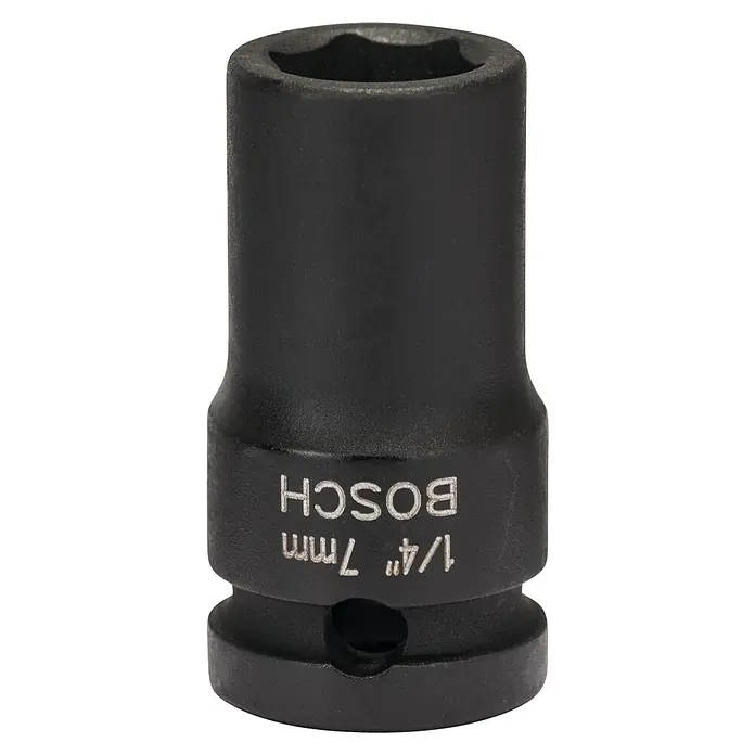 Bosch Inserto para llaves de vaso - Diámetro: 7 mm - Llave de vaso Bosch 1/4" 7mm: Llave de vaso resistente diseñada para diversas aplicaciones. Ideal para profesionales y aficionados al bricolaje.