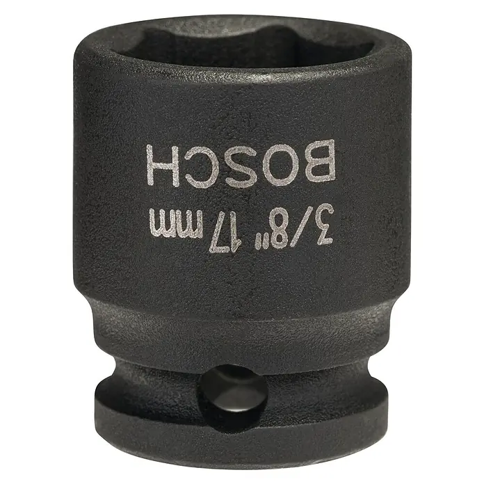 Bosch Inserto para llaves de vaso Impact Control - Diámetro: 17 mm, ⅜″ - Vaso Bosch 3/8" 17mm: Vaso duradero para trabajos de atornillado precisos, perfecto para profesionales y aficionados al bricolaje. Calidad duradera Bosch.