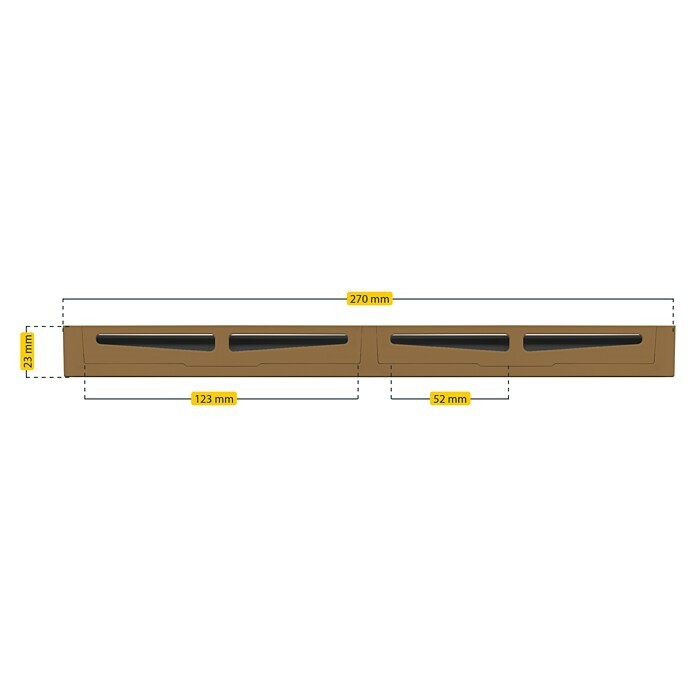 Schellenberg Fensterlüfter Plus Einzelpack (Braun, 1 Stk.) | BAUHAUS