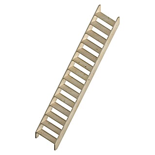 Sogem Escalera compacta recta Cottage Medium (Ancho: 70 cm, Color peldaños: Abeto, Altura de planta: 300 cm)