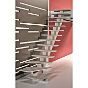 Sogem Escalera principal Kalea (Ancho: 85 cm, 1/4 espiral derecha, Altura de planta: 285,2 cm, Apache Grey) | BAUHAUS