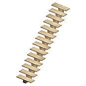 Sogem Escalera principal Kalea (Sioux White, Ancho: 85 cm, Recto, Altura de planta: 285,2 cm) | BAUHAUS