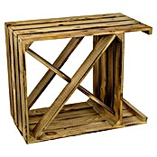 Weinregal X (L x B x H: 50 x 40 x 27 cm, Holz) | BAUHAUS