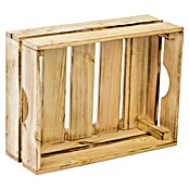 Holzkiste Leni (L x B x H: 40 x 30 x 15 cm, Braun, Geflammt) | BAUHAUS