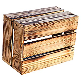 Holzkiste Frieda (L x B x H: 30 x 22 x 16 cm, Braun)