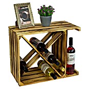 Weinregal X (L x B x H: 50 x 40 x 27 cm, Holz) | BAUHAUS