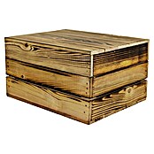 Holzkiste Assos (L x B x H: 40 x 32 x 22 cm, Braun) | BAUHAUS