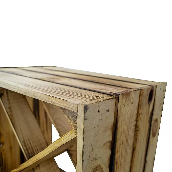Weinregal X - L x B x H: 50 x 40 x 27 cm, Holz - Detailaufnahme