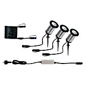 Paulmann Plug & Shine Basis-Set LED-Gartenstrahler Classic (5,1 W, Anthrazit, Ø x H: 8,8 x 26,5 cm, 230 V, Kabellänge: 5 m) | BAUHAUS