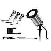 Paulmann Plug & Shine Basis-Set LED-Gartenstrahler Classic (5,1 W, Anthrazit, Ø x H: 8,8 x 26,5 cm, 230 V, Kabellänge: 5 m) | BAUHAUS