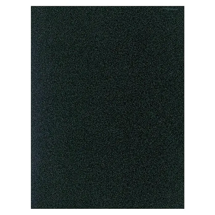 Arbeitsplatte - 260 x 61 x 3,8 cm, Stone Black - Eine Nahaufnahme einer dunklen, körnigen Oberfläche, die eine robuste und widerstandsfähige Beschichtung oder ein Material für Produkte zeigt.