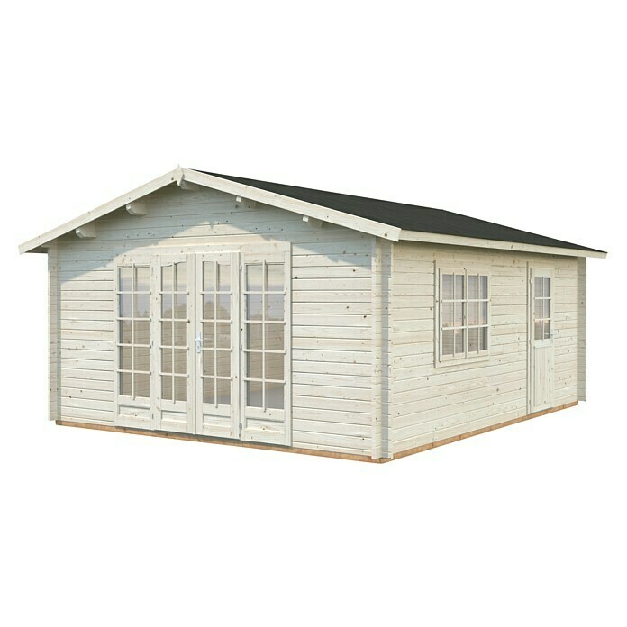 Palmako Gartenhaus Irene (Außenmaß inkl. Dachüberstand (B x T): 514 x 598 cm, Natur)