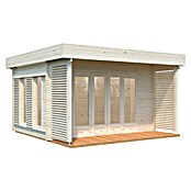 Palmako Gartenhaus Caroline (Außenmaß inkl. Dachüberstand (B x T): 434 x 430 cm, Holz, Transparent) | BAUHAUS