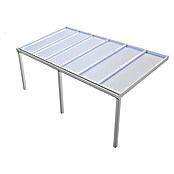 Terrassenüberdachung Special Edition (L x T: 600 x 350 cm, Polycarbonat, Verkehrsweiß, Klar)