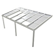 Terrassenüberdachung Special Edition mit Schiebedach (L x T: 600 x 300 cm, Polycarbonat, Verkehrsweiß, Klar)