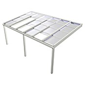 Terrassenüberdachung Special Edition mit Schiebedach (L x T: 600 x 350 cm, Polycarbonat, Verkehrsweiß, Klar)