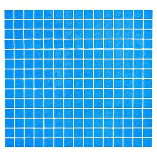 Mosaikfliese Quadrat Crystal Uni GM A 31P (32,7 x 30,5 cm, Blau, Glänzend)