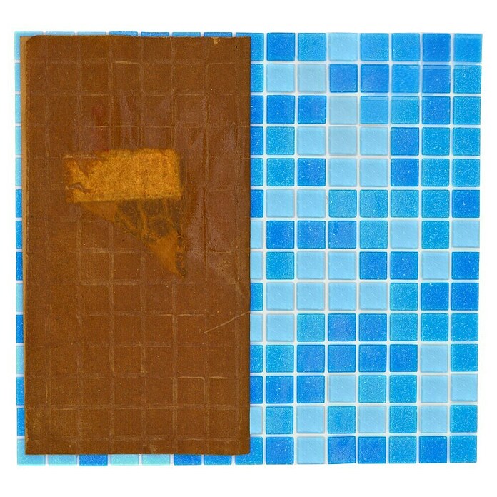 Mozaik pločica (32,7 x 30,5 cm, Plava, Sjajno)