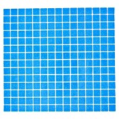 Mosaikfliese Quadrat Crystal Uni GM A 37P (32,7 x 30,5 cm, Türkisblau/Blau, Glänzend) | BAUHAUS