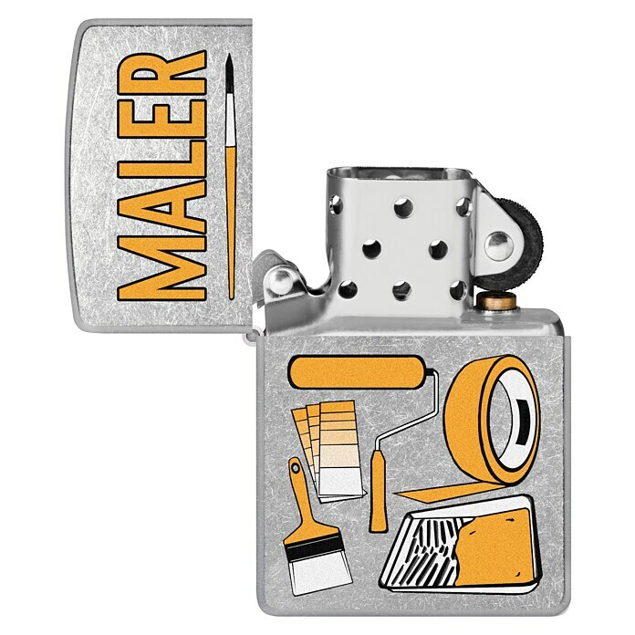 Zippo Sturmfeuerzeug Classic Street Chrome™ (Maler) | BAUHAUS