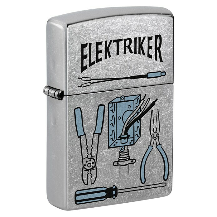 Zippo Sturmfeuerzeug Classic Street Chrome™ (Elektriker) | BAUHAUS