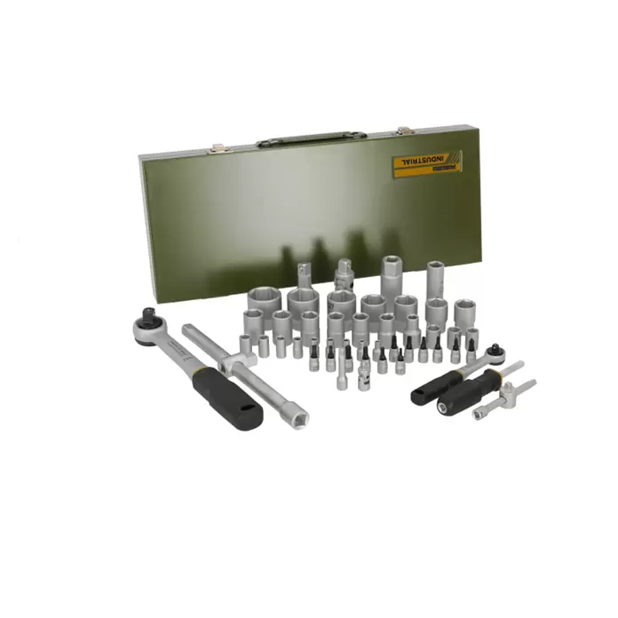 Proxxon Industrial Steckschlüssel-Set - 56 -tlg., Antriebsgröße: ½″