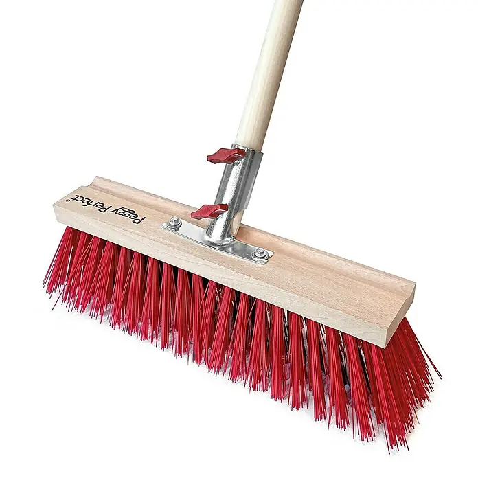 Synx Tools Klauwbezem 28cm - 2 stuks - Bezem/bezems -krallenbezem - Telescopische steel 70 - 140cm