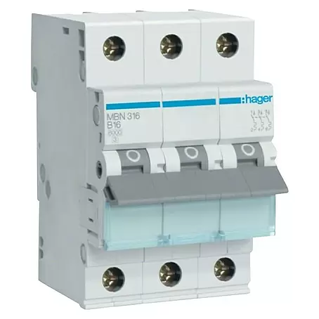 Hager  Leitungsschutzschalter MBN316